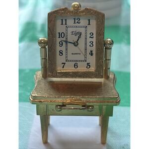 Galaxie by ELGIN.  Vintage watch with 3 decorative faceplates and jewelry box Vintage galaxie by elgin - Gem main image 2